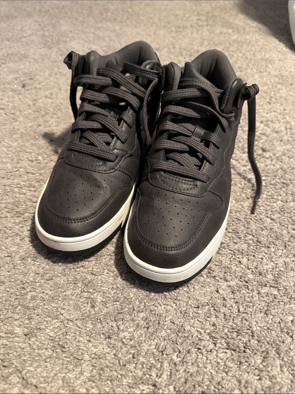art class Black Sneakers with White Soles - Women's High-Top Style